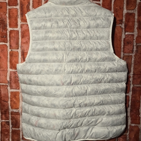 ADIDAS ESSENTIALS+ MADE WITH NATURE VEST JACKET HK7539 WHITE MENS SIZE LARGE - Picture 6 of 6